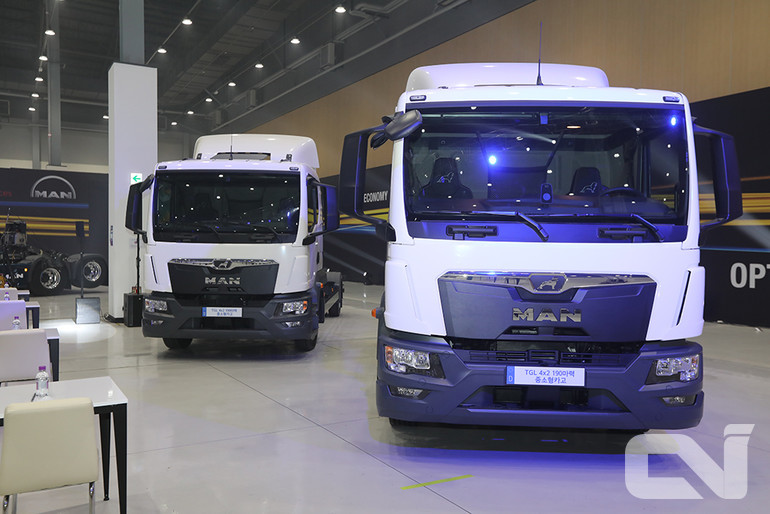 뉴 MAN TGL은 경쟁 모델 대비 최고 안전사양을 갖춘 준중형 카고트럭으로 총 4종 모델로 구성된다.
