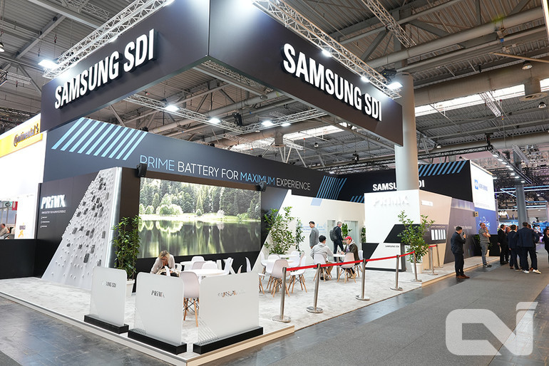한국 기업 중 삼성 SDI가 부스를 마련, 개별 공간에서 자사 제품을 소개했다.
