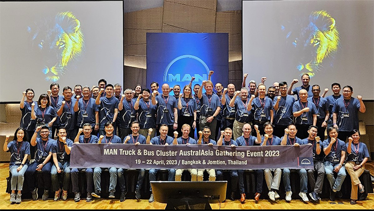 만트럭버스코리아가 지난달 말 방콕과 좀티엔 지역에서 ‘오스트랄아시아 클러스터 개더링 2023(Cluster AustralAsia Gathering Event 2023)’을 개최했다.