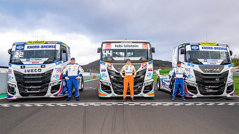 이탈리아 상용차 브랜드 이베코가 오는 10월까지 ‘FIA 유럽 트럭 레이싱(ETRC) 2023’에 참여해 ‘디에 불른 본 이베코(Die Bullen von IVECO)’팀에 기술을 지원한다.