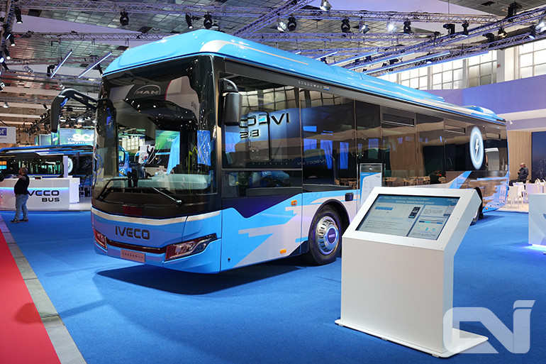 '2024 올해의 버스'로 선정된 '크로스웨이(Crossway) LE Elec'의 모습.