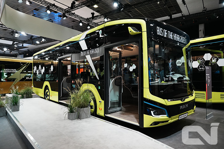 '2023 올해의 버스'를 수상한 ‘라이언 시티 10E’가 이번 전시에 첫 선을 보였다.