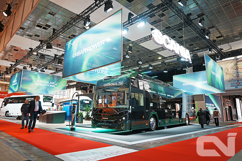 4년 만에 벨기에 브뤼셀에서 개최된 '버스월드 2023'에 스카니아는 전기버스뿐만 아니라 다양한 연료를 활용한 버스들을 출품해 관람객의 이목을 끌었다.