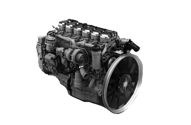 스카니아 12.7리터(ℓ)급 V6 엔진..