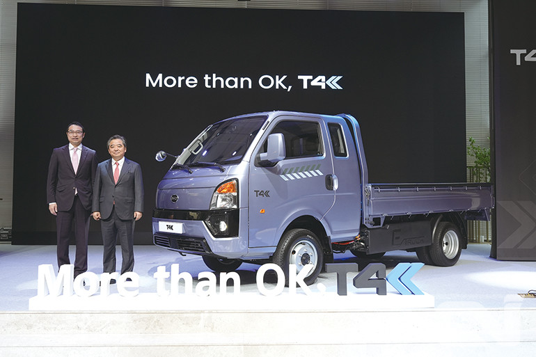 지난 4월 BYD 트럭 국내 공식 수입사 GS글로벌이 1톤 전기트럭 T4K를 공개했다.