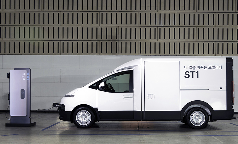 ST1에 장착된 350kW급 배터리는 초급속 충전을 지원하여 10% → 80% 충전에 20분이면 가능하다.