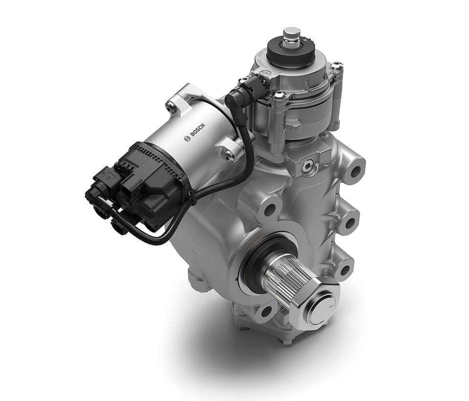 수소연료용 서버트윈 전기 유압스티어링 시스템. 사진 : Bosch