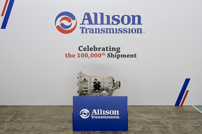 앨리슨의 10만 번째 1000 / 2000 Series™ 전자동 변속기