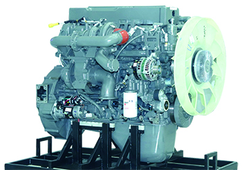 타타모터스 트럭에 장착되는 '커민스 B6.7H' 수소엔진.