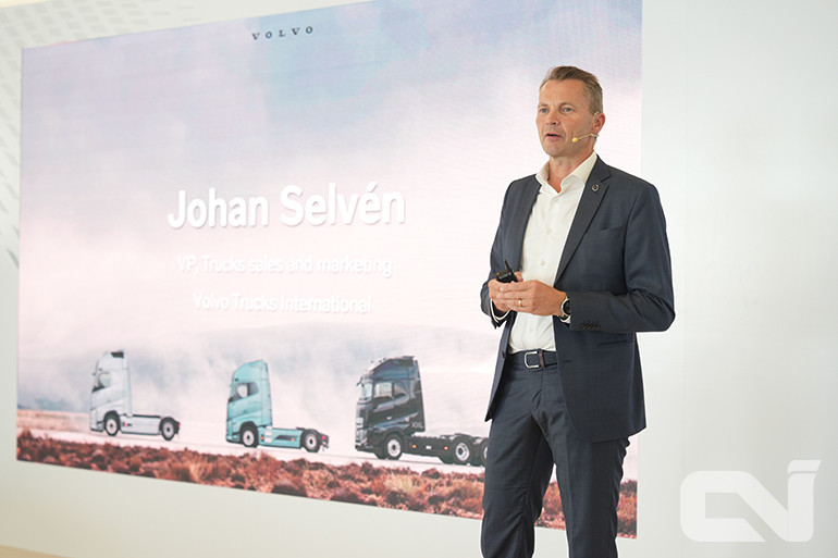 요한 셀벤 볼보트럭 부사장은 볼보트럭이 추구하는 지속 가능성에 대해 강조했다.
