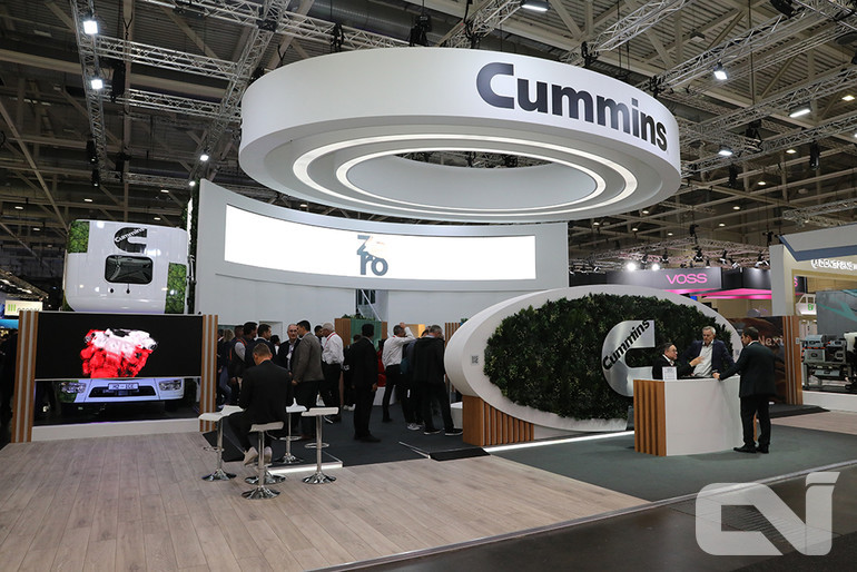 '2022 독일 IAA' 커민스 전시장 전경.