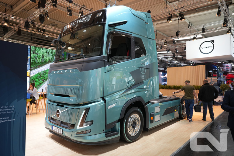 1회 충전으로 최대 600km 주행이 가능한 차세대 FH 일렉트릭 트럭