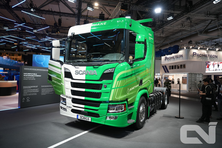 바이오메탄을 연료로한 스카니아 R460