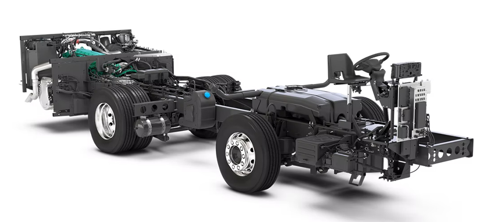 볼보버스의 베스트셀러 섀시 중 하나인 B8R 섀시. (사진 : Volvo Bus)