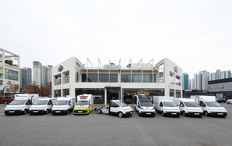 현대차가 ST1 섀시캡 출시를 맞이해 특장 업체를 초청한 '업피터스 데이' 행사를 진행했다.