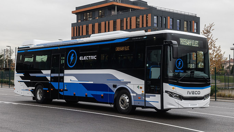 이베코버스의 신모델 크로스웨이 일렉(Crossway Elec). (사진 : IVECO Bus)