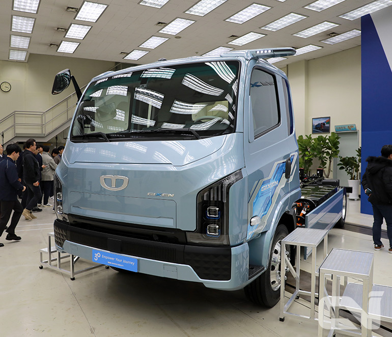 타타대우모빌리리티 준중형 전기트럭 ‘기쎈’