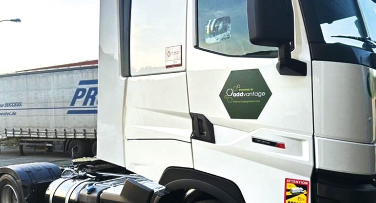 벨기에 소재 물류업체가 개조한 LPG 대형트럭