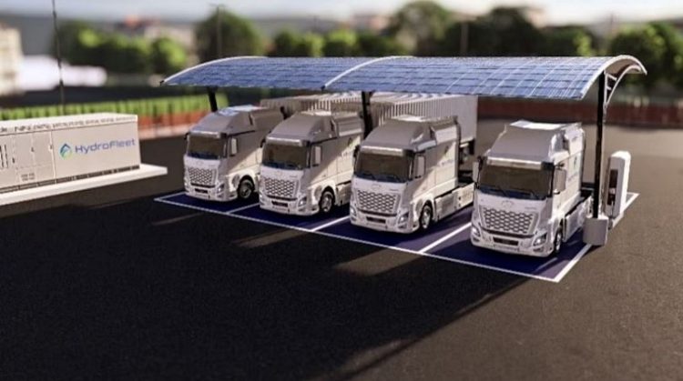 하이드로폴리트이 수소충전소 조감도