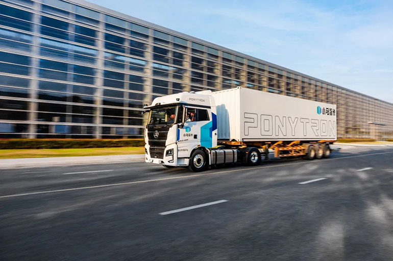 포니 AI의 자율주행 트럭