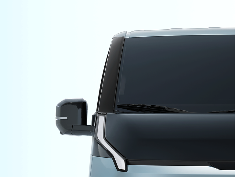 기아의 첫번째 목적 기반 모빌리티(PBV) 'PV5' 디자인 티저 이미지