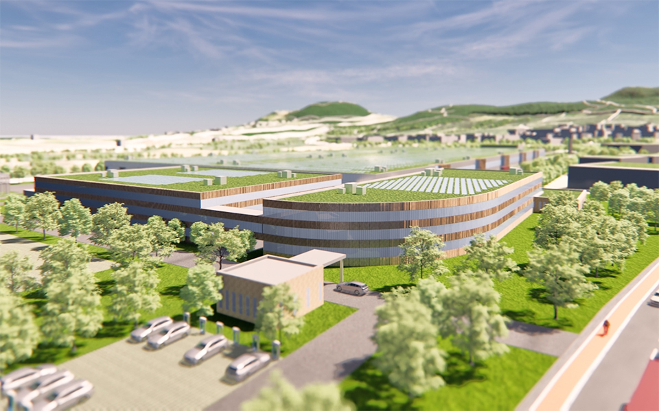 셀센트릭이 추가 매입한 부지에 들어 설 생산시설 조감도. (사진 : Cellcentric)