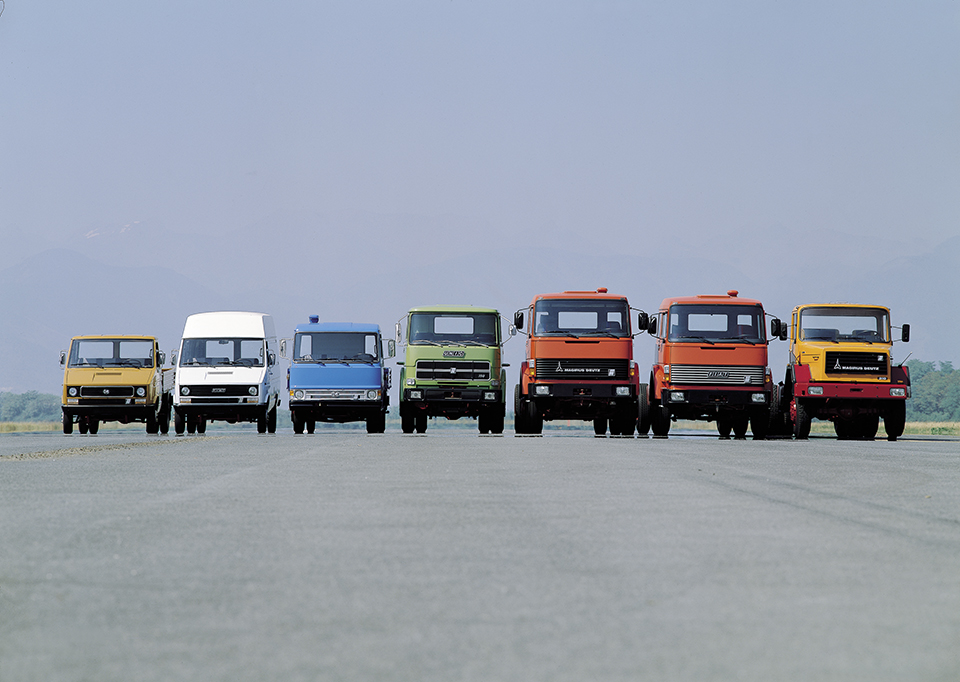 이베코 1978-1980년대에 출시된 트럭 라인업. (사진 : IVECO GROUP)