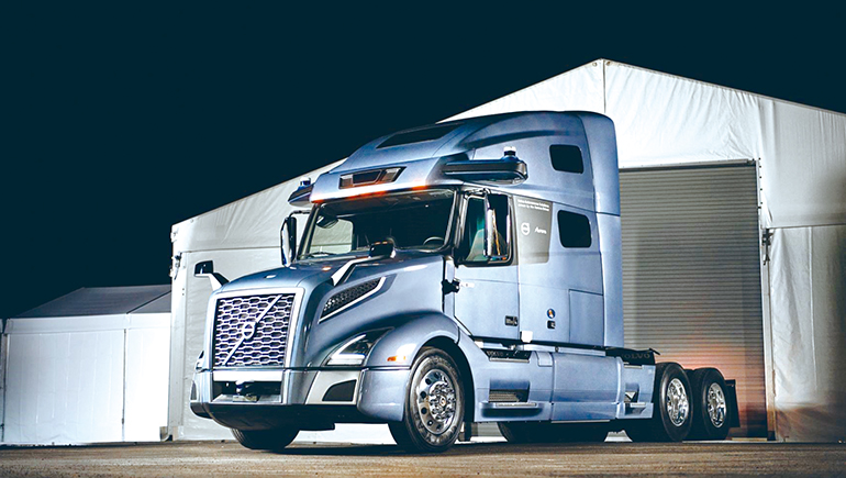 볼보트럭 북미에서 개발 중인 자율주행 트럭