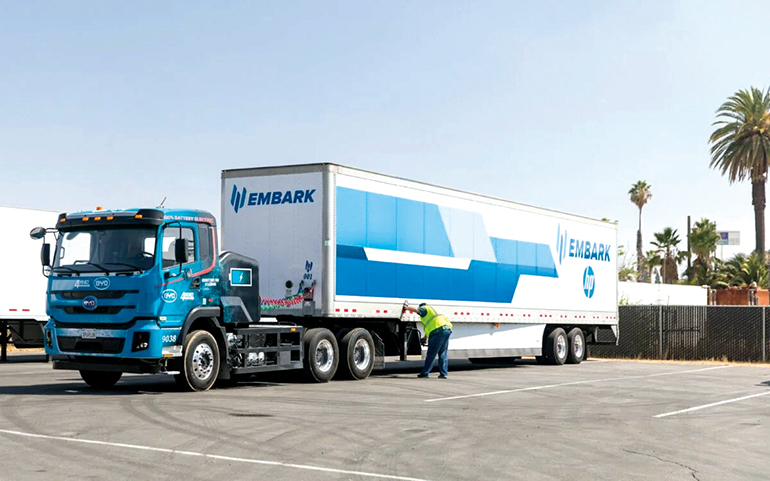 비야디(BYD) 자율주행트럭