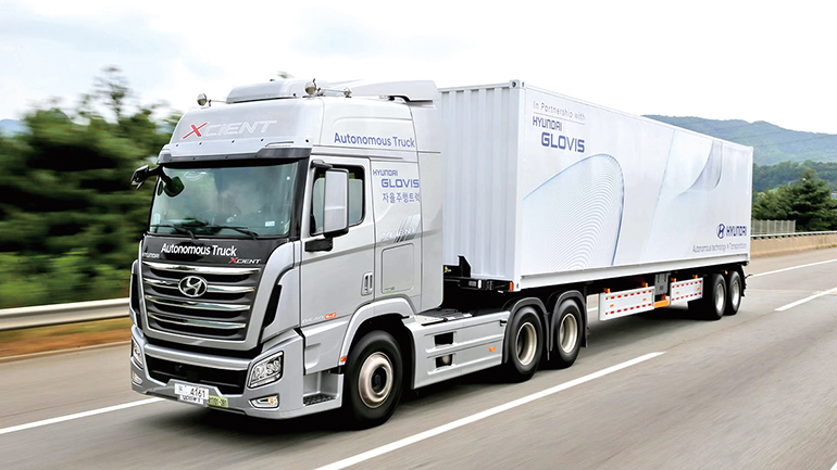 현대차 엑시언트 수소자율주행 트럭