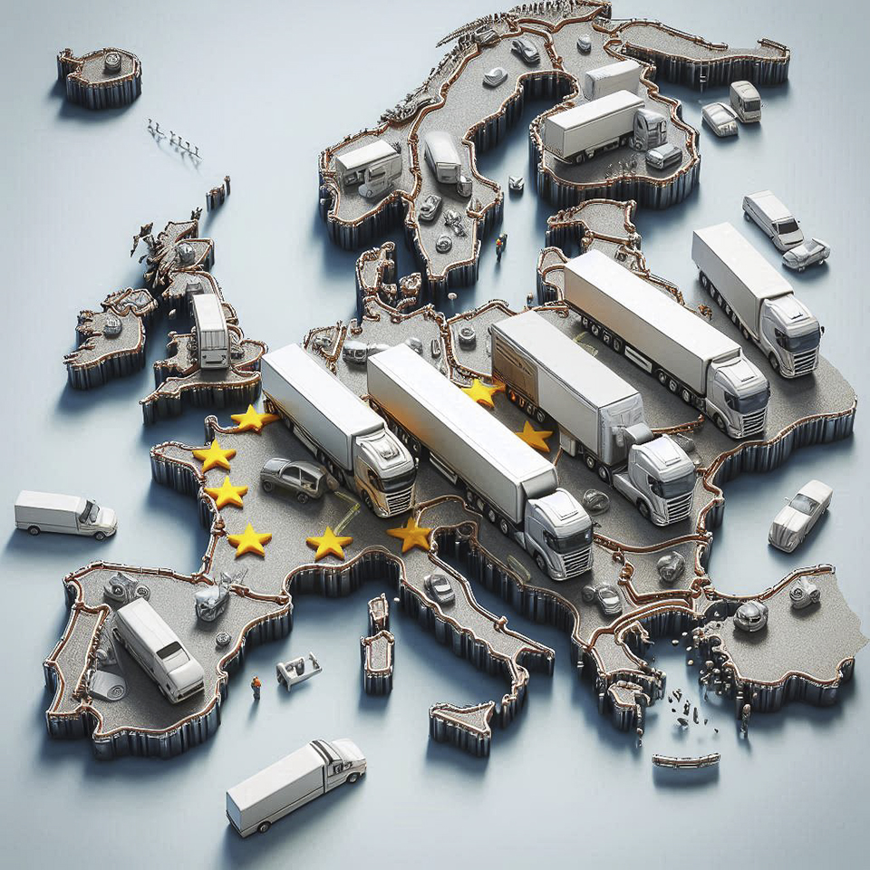 EU집행위원회는 자동차 탄소감축 준수 기간을 연장해 친환경차 보급을 우선적으로 확대하는데 집중키로 했다 (AI 생성 이미지)