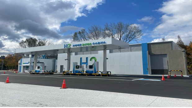 울산명촌 수소충전소 전경 (사진 : 울산광역시)