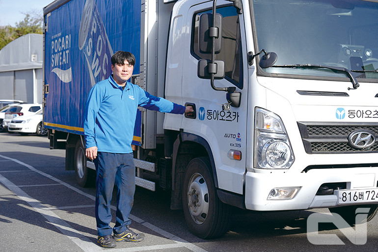 ‘앨리슨 1000 xFETM’ 모델의 전자동 변속기가 장착된 동아오츠카의 마이티