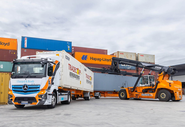 호주 애로우 운송(Arrow Transport Logistics and Quarantine Services)에 도입된 'e악트로스' 