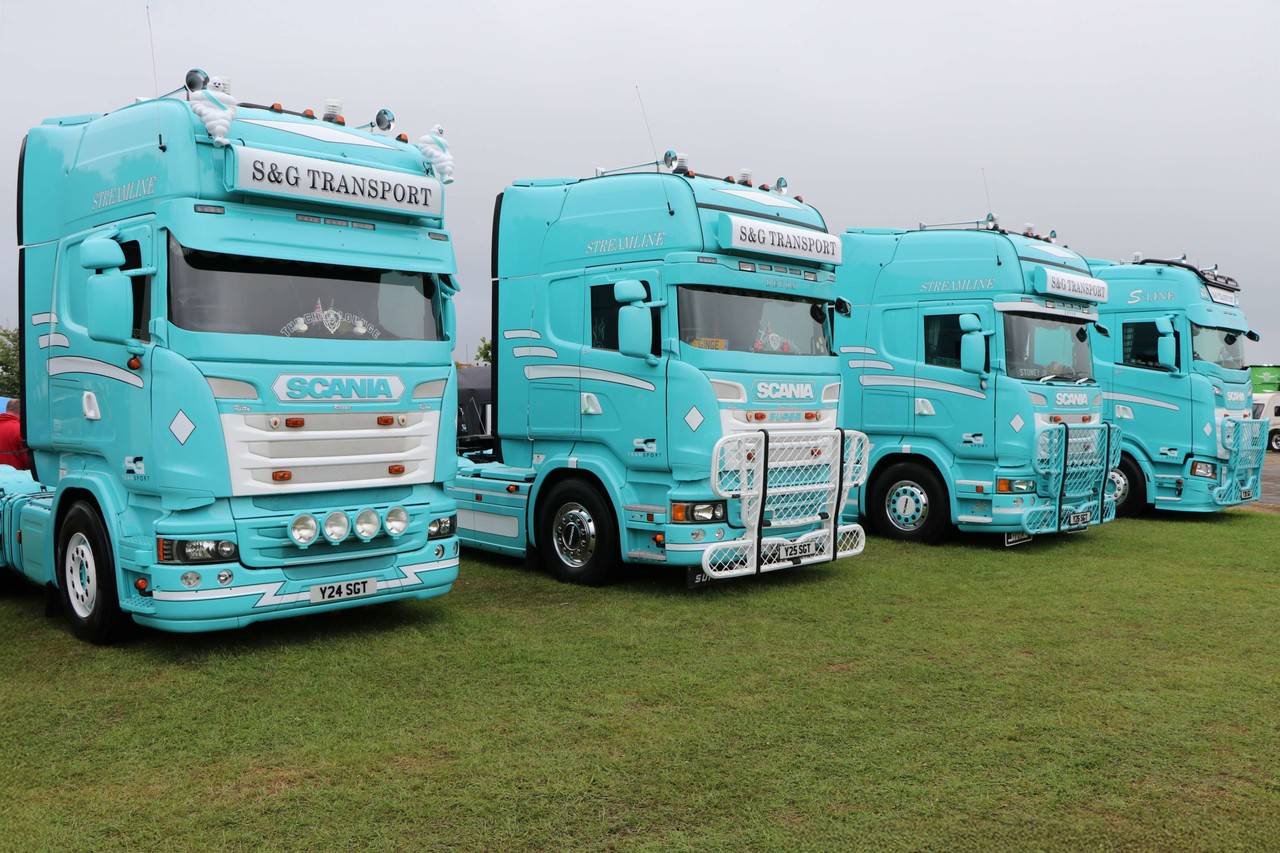 한국타이어가 후원한 영국의 트럭 전시회인 데본 트럭쇼(Devon Truck Show)의 행사 장면이다. (사진 : 한국타이어)