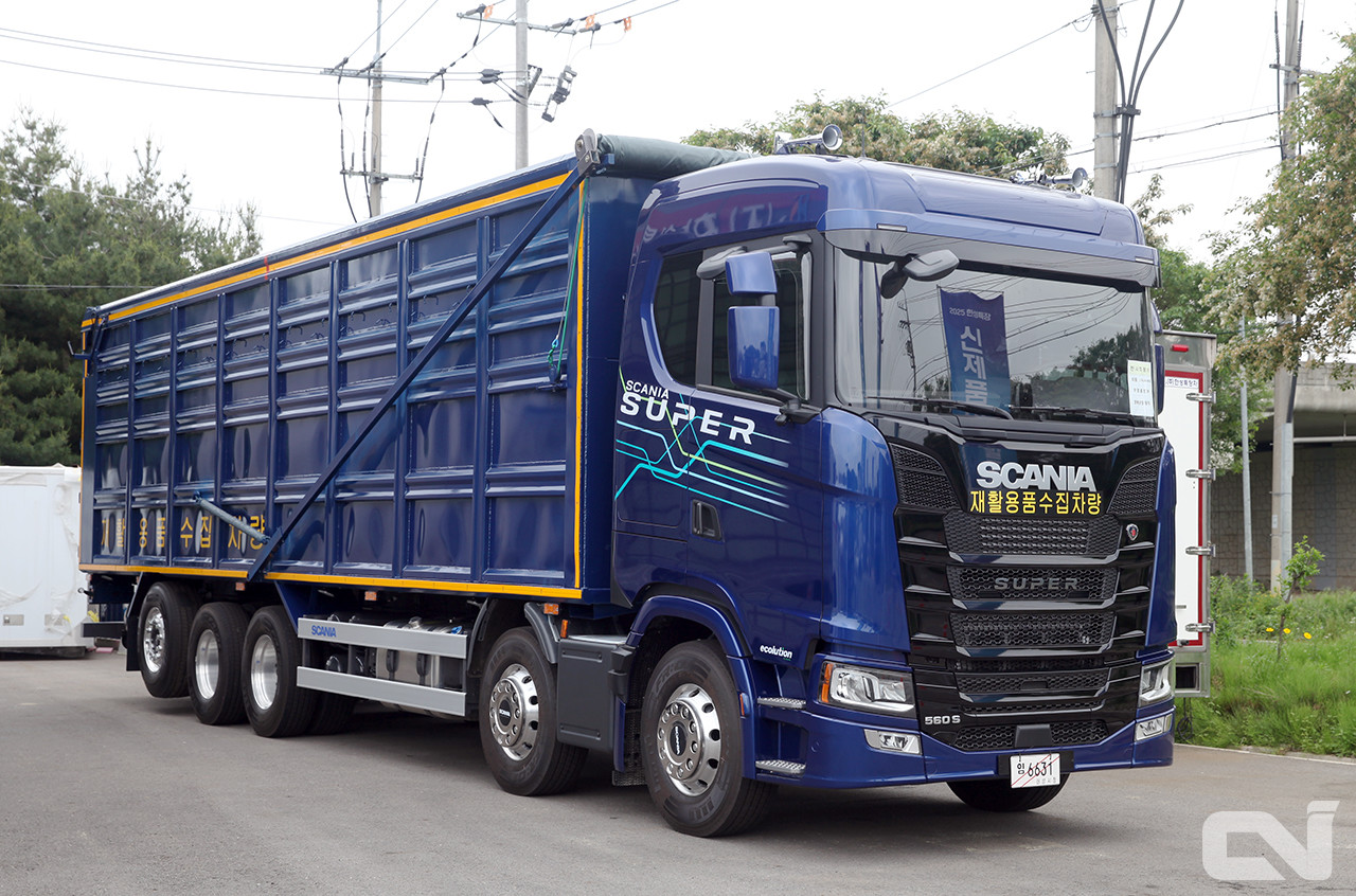 한성특장의 재활용 수집차량 