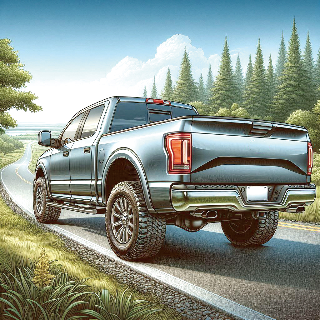 AI(인공지능)가 생성한 가상의 픽업트럭.