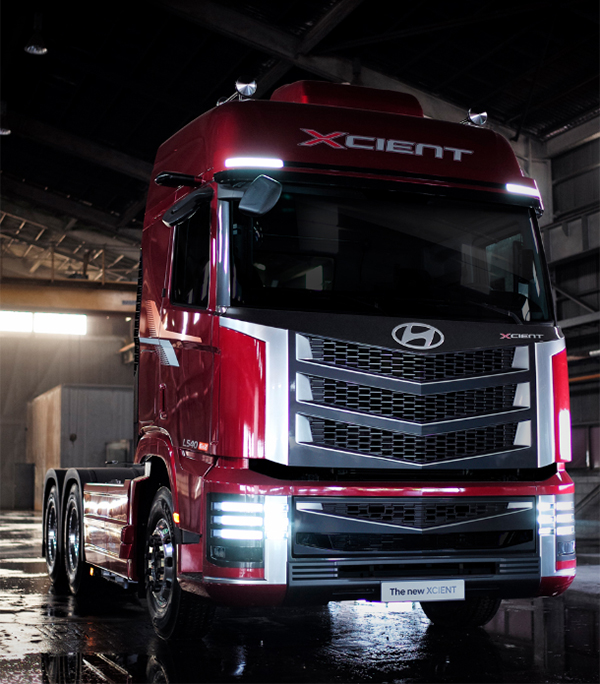 다양한 주행 안전ㆍ편의 장비가 더해진 뉴 엑시언트의 모습.