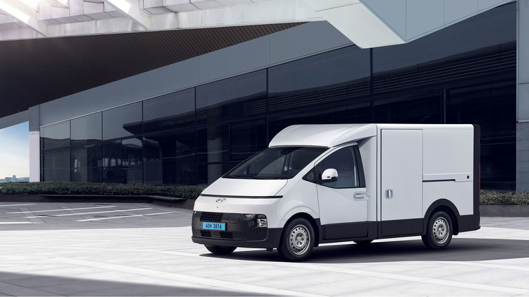 현대차의 캡오버형 1톤 전기트럭 'ST1'