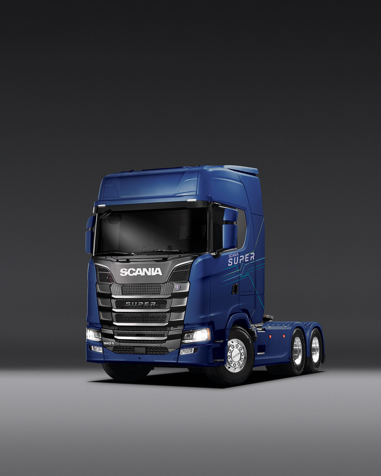 주행 안전성 및 운전자 편의성 개선으로 상품성이 크게 향상된 2026년형 '스카니아 슈퍼'의 모습.