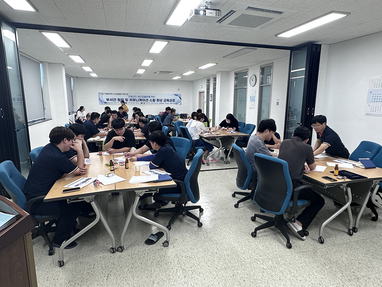 김제 기회발전특구의 현장맞춤형 인재양성 교육 현장 모습.